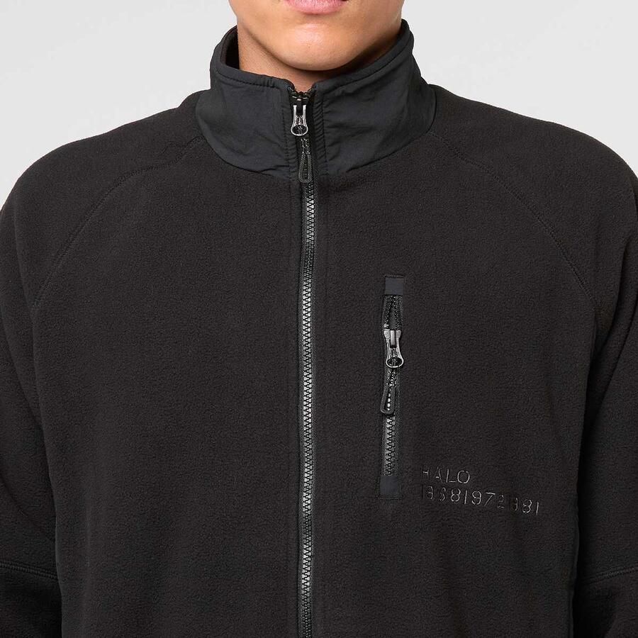 Halo Windproof Teddyfleece Jacket Men Trainingspakken zwart Maat XL Kleding