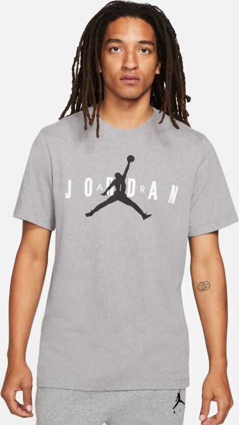Jordan Carbon Heren Air Logo T-shirt Gray Heren