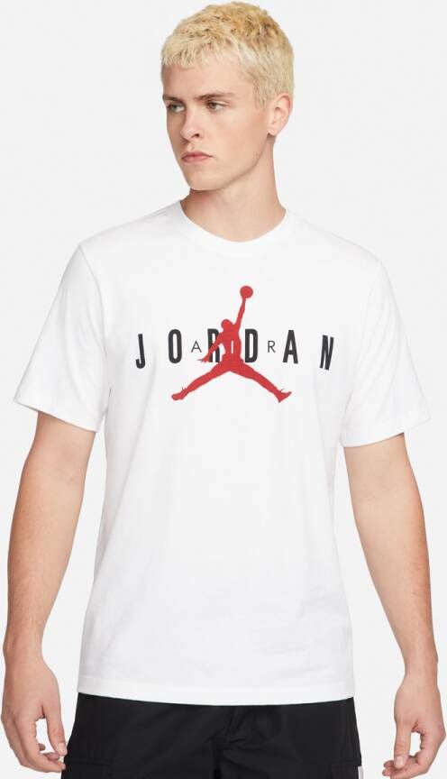 Jordan Air Wordmark T-shirt T-shirts Kleding white black gym red maat: XL beschikbare maaten:XL