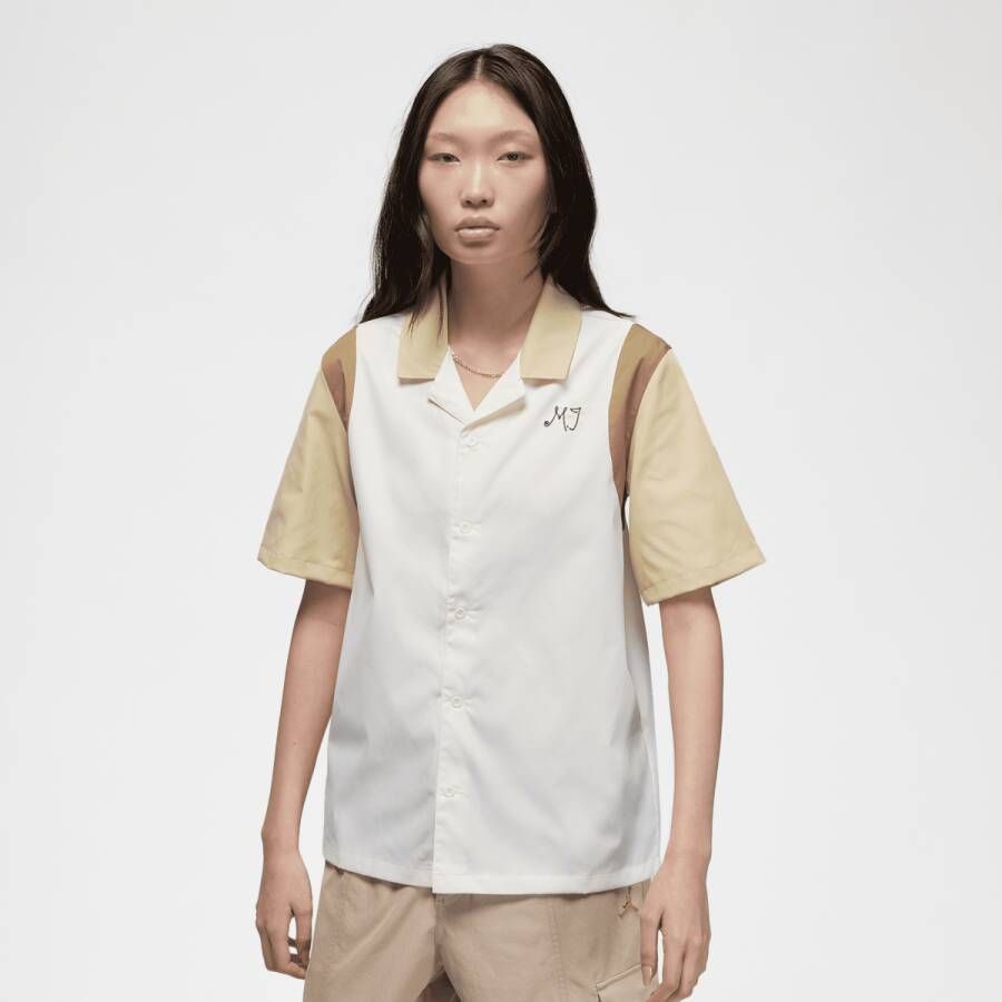 Jordan Button-up Shirt T-shirts sail team gold brown kelp maat: XS beschikbare maaten:XS S M L
