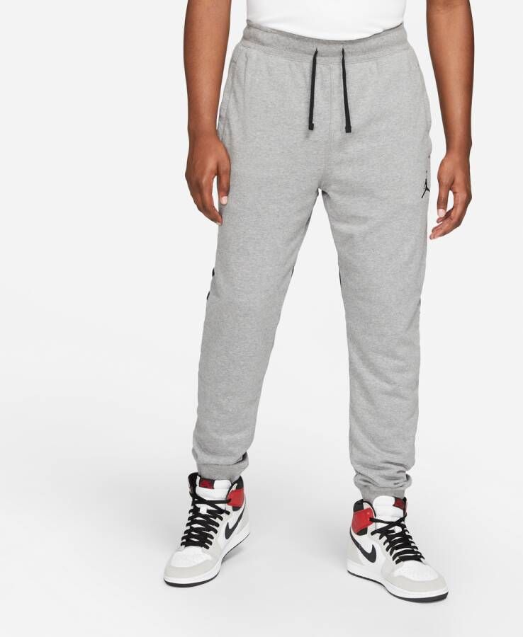 Jordan Luchtige Fleecebroek Carbon Heather Zwart Gray Heren