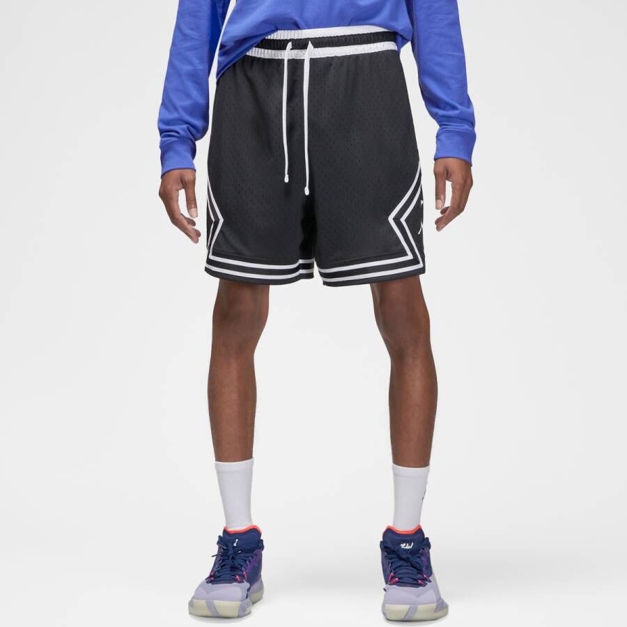 Jordan Dri-fit Sport Diamond Shorts Sportshorts Kleding black white white white maat: XL beschikbare maaten:S M L XL