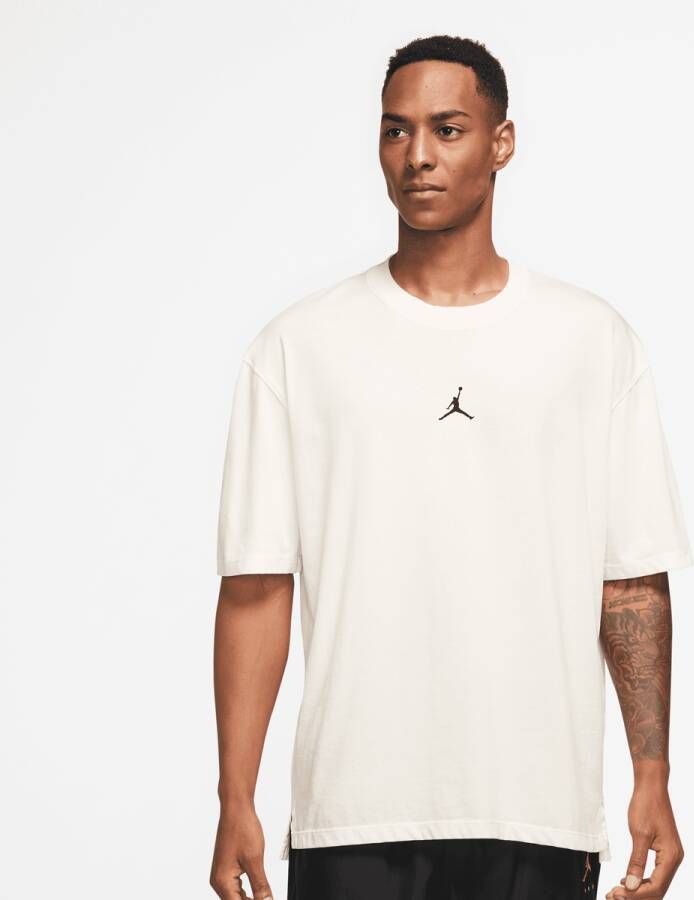Jordan Dri-fit Sport Top T-shirts Kleding pale ivory black maat: XL beschikbare maaten:S XL