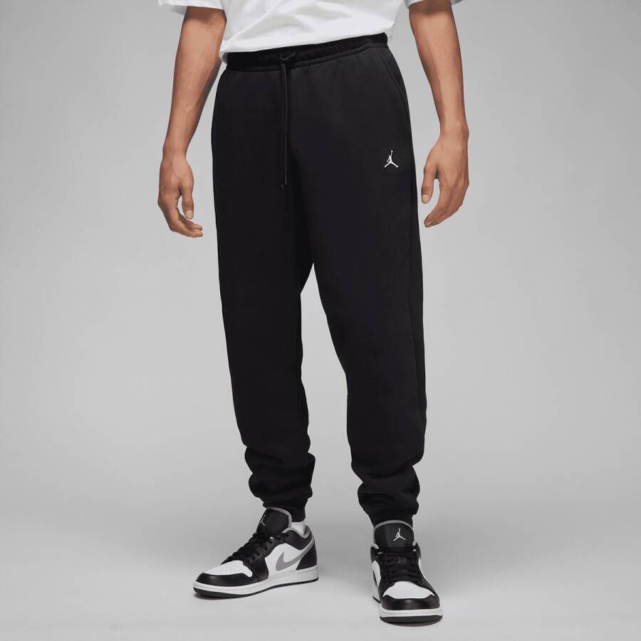 Jordan Essential Fleece Pants Trainingsbroeken Kleding dk grey heather white maat: S beschikbare maaten:XS S M L XL