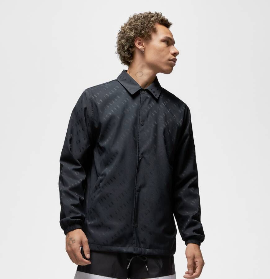 Jordan Essentials Coaches Jacket Bomberjacks Kleding black sail maat: L beschikbare maaten:M L
