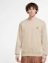 Jordan Brooklyn Fleece Sweatshirt met ronde hals voor heren Bruin - Thumbnail 1