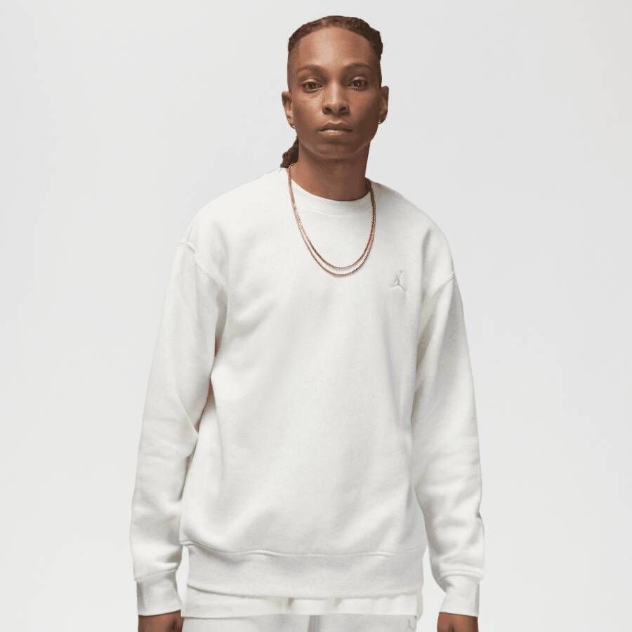 Jordan Essentials Fleece Crewneck Sweatshirt Sweaters Kleding sail white maat: XL beschikbare maaten:S L XL