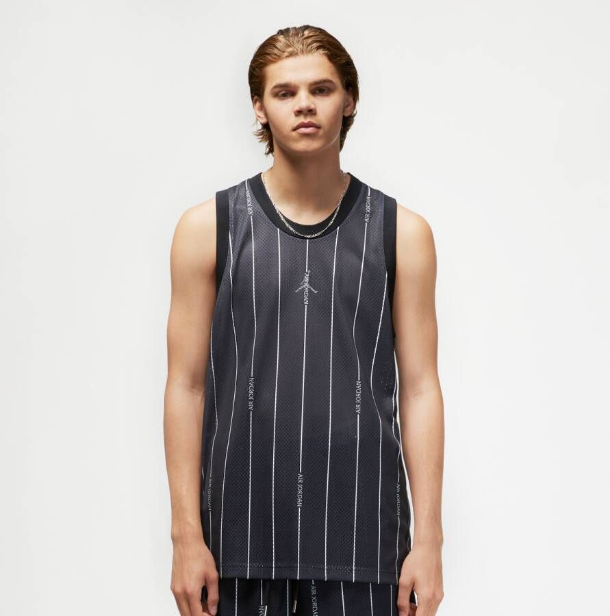 Jordan Essentials Jersey met print voor heren Zwart