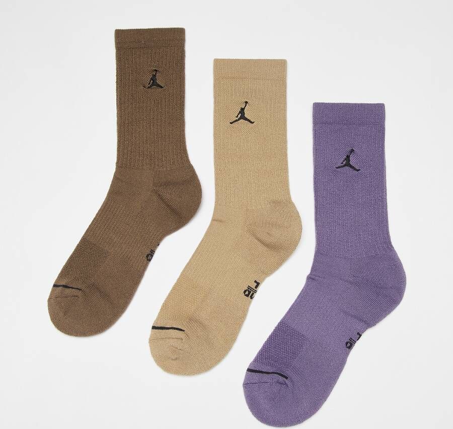 Jordan Everyday Crew sokken (3 paar) Meerkleurig