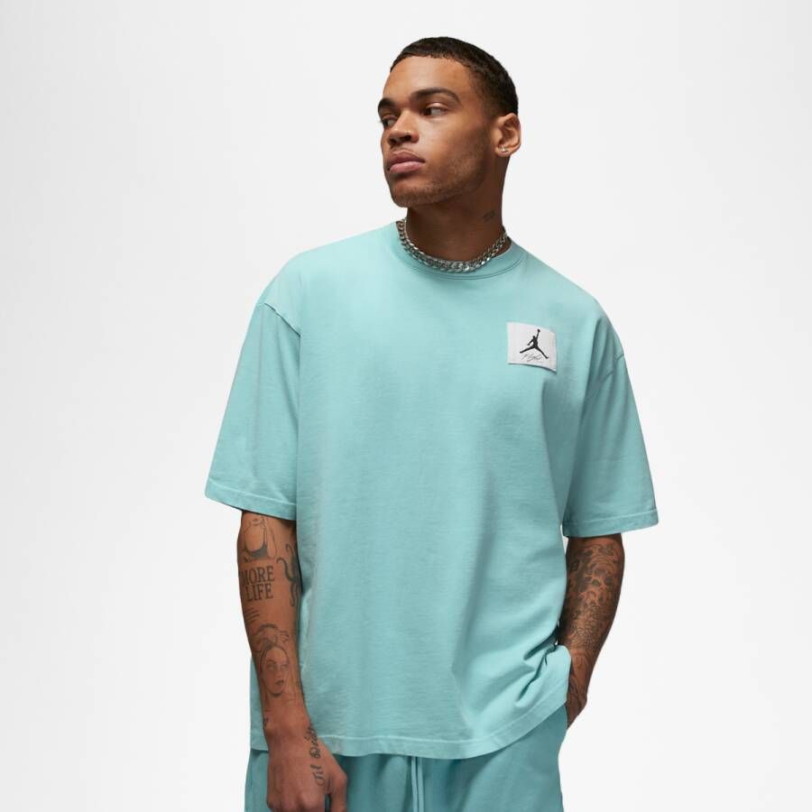 Jordan Flight Essentials Oversized T-shirt voor heren Blauw