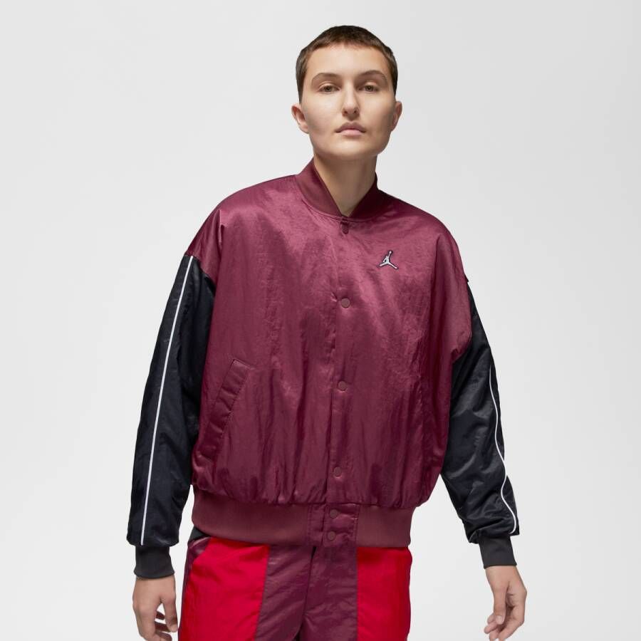 Jordan Flight Renegade Jacket Pufferjassen Kleding red black white maat: L beschikbare maaten:XS S M L