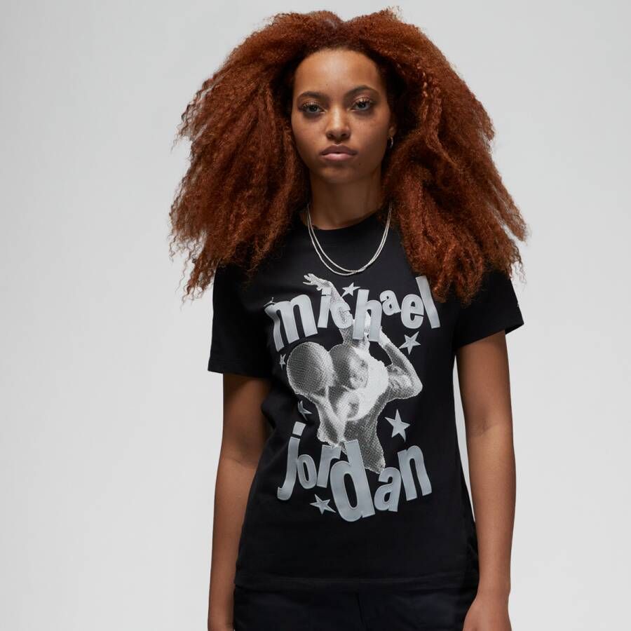 Jordan (her)itage Women's T-shirt T-shirts Kleding Black maat: XS beschikbare maaten:XS