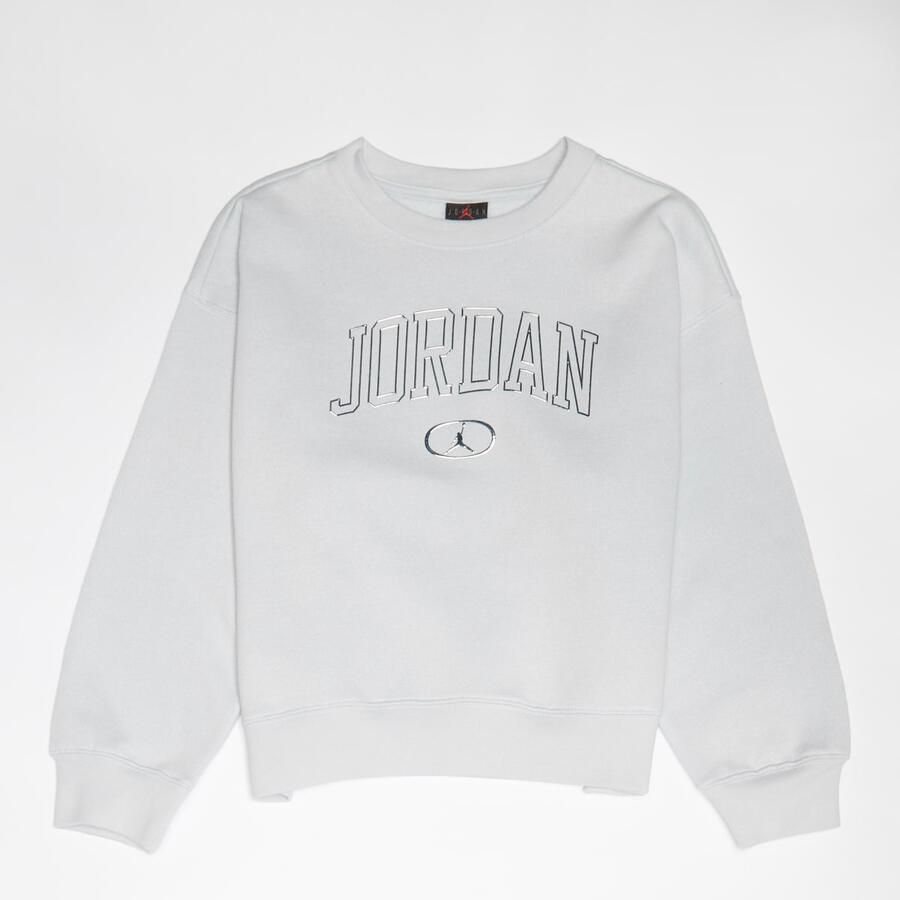 Jordan 1st Baby Blue Crew Unisex Hoodies & Sweaters grijs Maat 128-140 Kleding - Foto 3