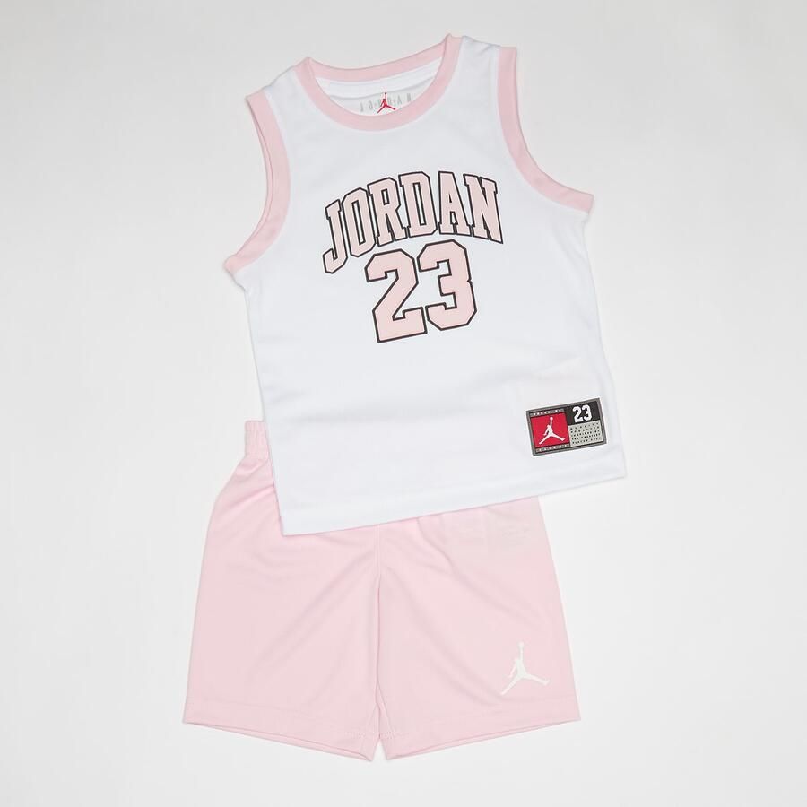 Jordan 23 Jersey Set Unisex Baby Rompers & Sets lichtroze M Kleding - Foto 3