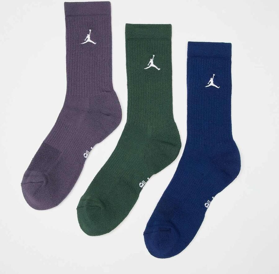 Jordan 3 PACK Everyday Crew Socks Unisex Sokken multicolor Maat 34-38 Kleding - Foto 2