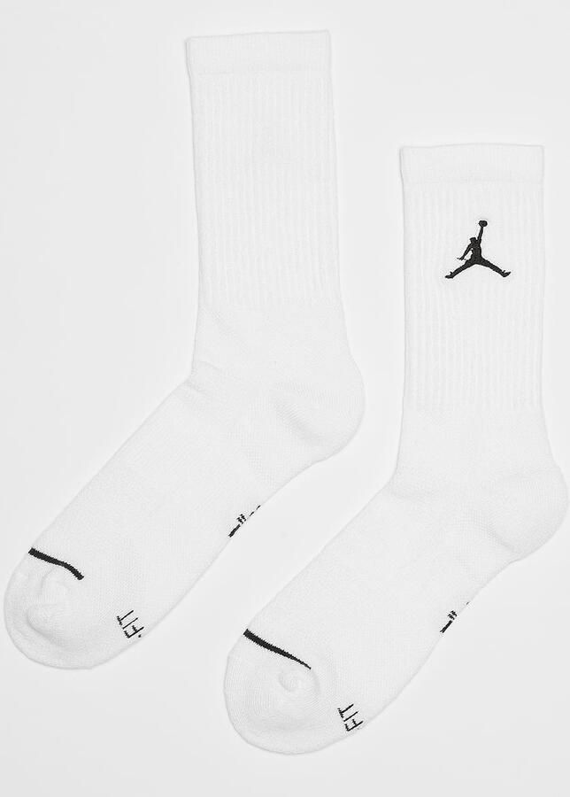 Jordan Everyday Max Crew (3 Pack) Lang Kleding white white white maat: 42-46 beschikbare maaten:42-46 38-42 34-38 - Foto 2