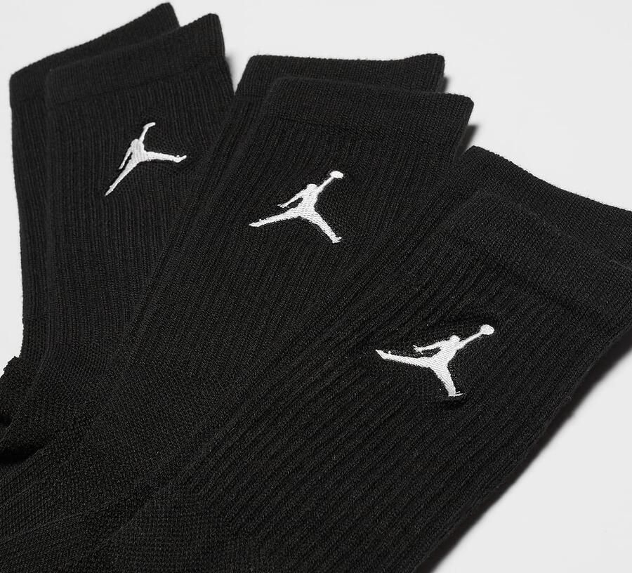 Jordan Everyday Max Crew (3 Pack) Lang Kleding black black black maat: 39-42 beschikbare maaten:35-38 39-42 43-46 38-42 34-38