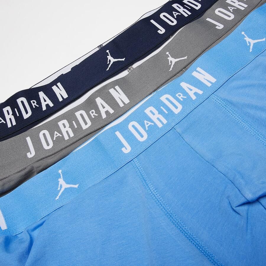 Jordan Flight Cotton Core Boxer Brief (3 Pack) Boxershorts Heren university blue maat: XL beschikbare maaten:S M L XL