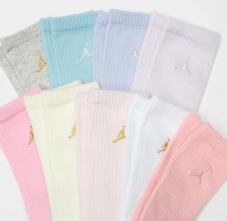 Jordan 9 PACK JDN HOLIDAY CREW GIFT BOX sail Unisex Sokken multicolor Maat 9Y-11Y Kleding