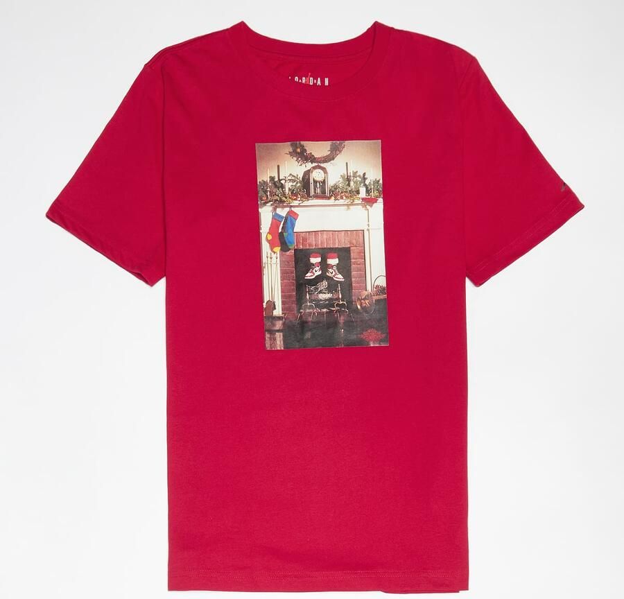Jordan Air Eighty Five Crew Short Sleeve Tee Unisex T-Shirts rood Maat 128-132 Kleding - Foto 3