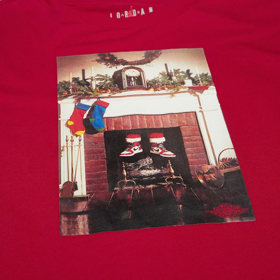 Jordan Air Eighty Five Crew Short Sleeve Tee Unisex T-Shirts rood Maat 128-132 Kleding - Foto 2