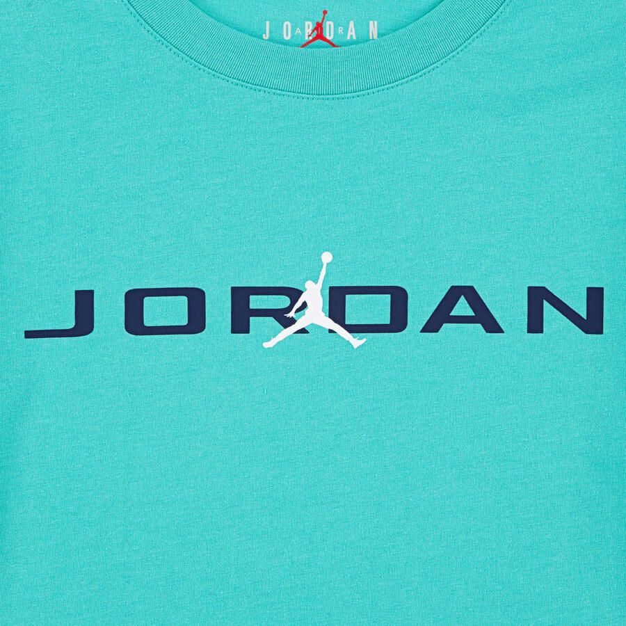Jordan Air Stretch Tee Unisex T-Shirts turkoois Maat 128-132 Kleding