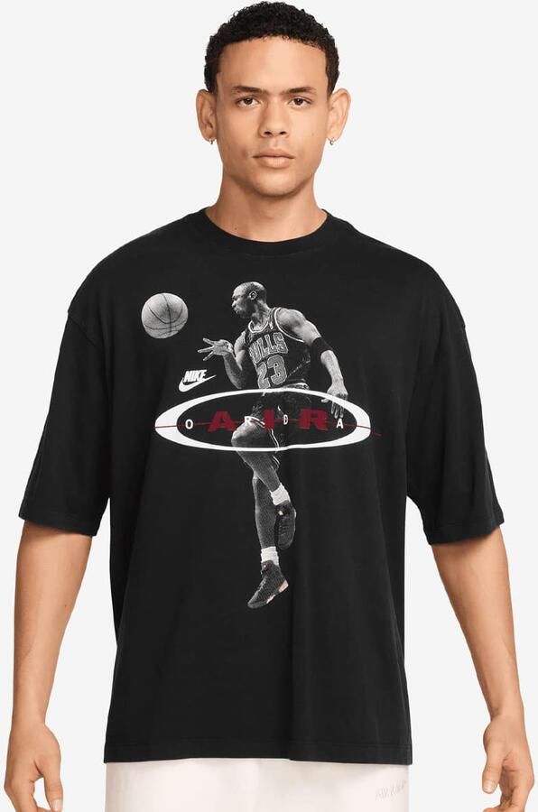 Jordan Brooklyn 2Air Reissue Shortsleeve Crew Men T-Shirts & Polo's zwart Maat XL Kleding - Foto 3