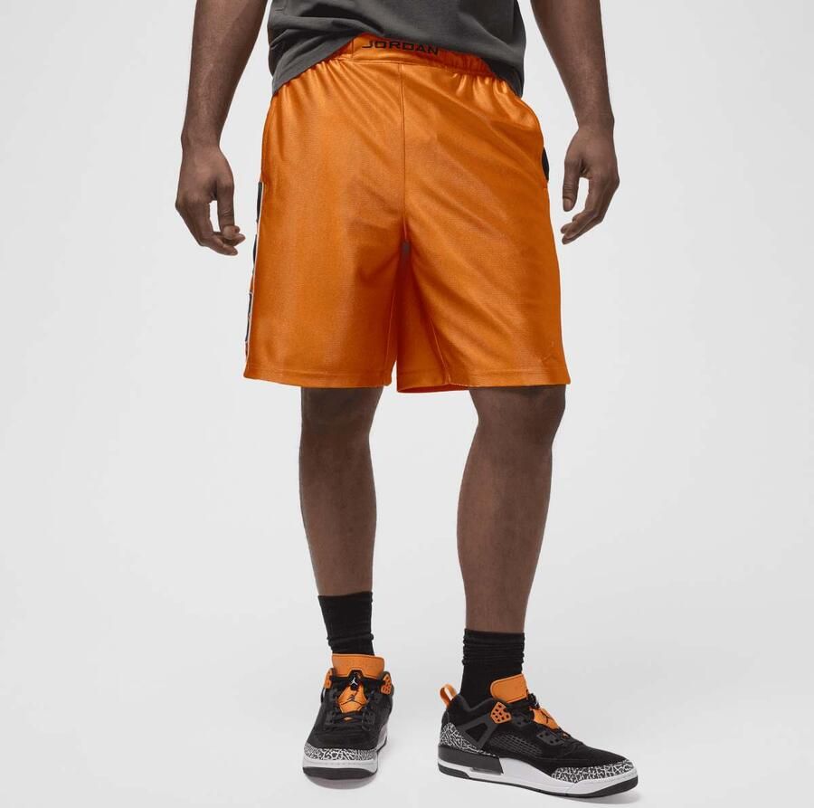 Jordan Brooklyn Cat Scratch Shorts Men Sportshorts oranje Maat XL Kleding - Foto 3