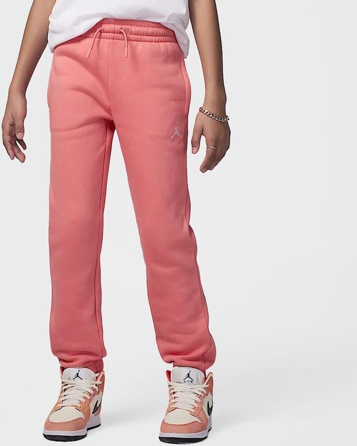 Jordan Brooklyn Essentials Pants Unisex Trainingsbroeken lichtroze Maat 155-159 Kleding - Foto 3