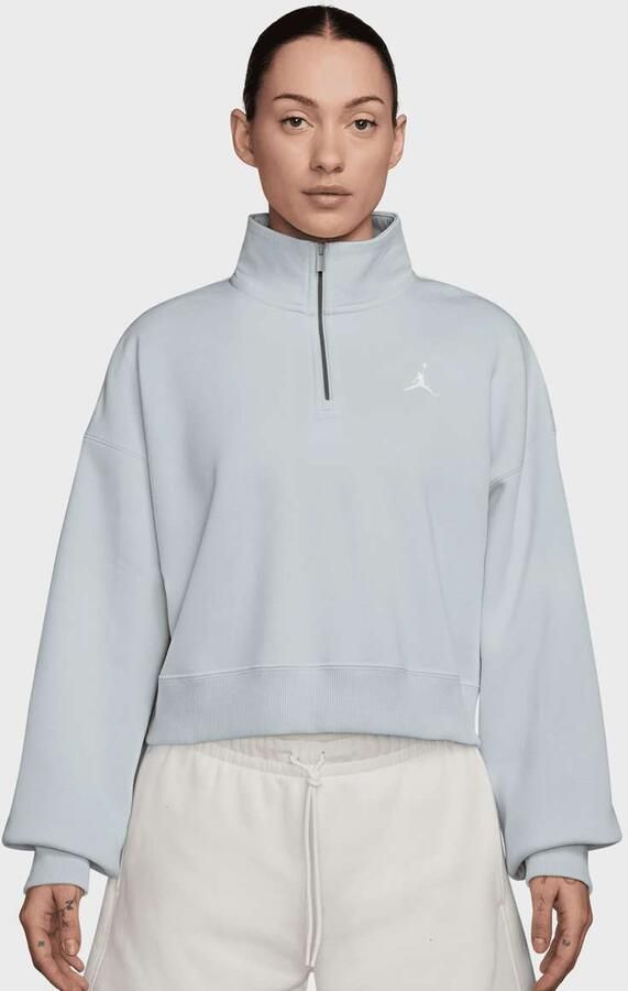 Jordan Brooklyn Fleece 1 4-Zip Top Wo Kleding blauw Maat XS - Foto 3