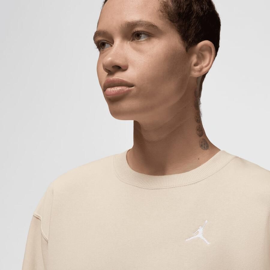 Jordan Brooklyn Crew Sweatshirt Legend Light Brown White- Dames Legend Light Brown White - Foto 2