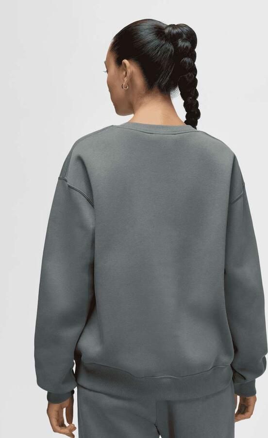 Jordan Brooklyn Fleece Crew Graphics Wo Hoodies & Sweaters grijs Maat XS Kleding - Foto 2