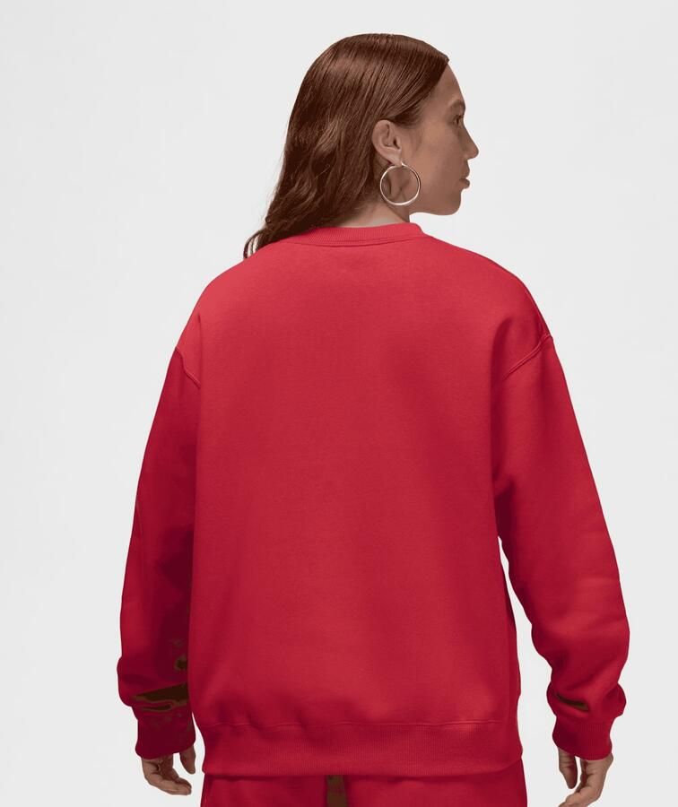 Jordan Brooklyn Fleece Crew-Neck Sweatshirt Women Hoodies & Sweaters rood Maat XS Kleding - Foto 2