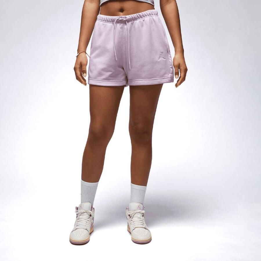 Jordan Brooklyn Fleece French Terry Short Women Sportshorts roze Maat XS Kleding - Foto 3