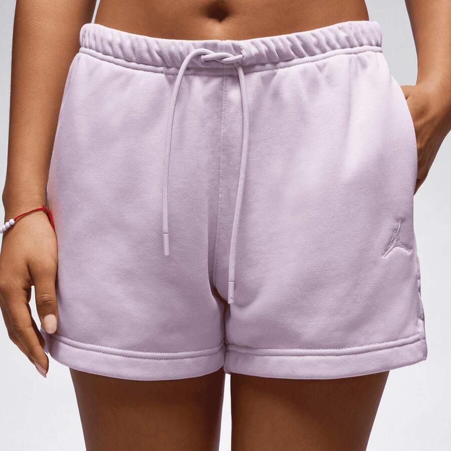 Jordan Brooklyn Fleece French Terry Short Women Sportshorts roze Maat XS Kleding