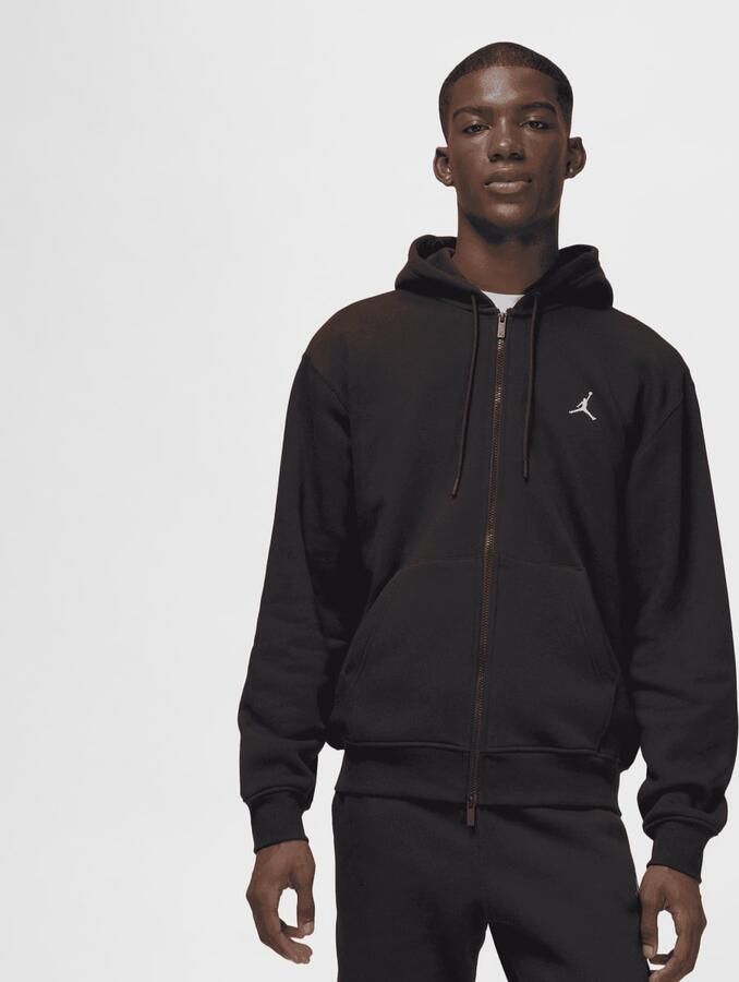 Jordan Brooklyn Fleece Full-Zip Men Hoodies & Sweaters zwart Maat S Kleding - Foto 3