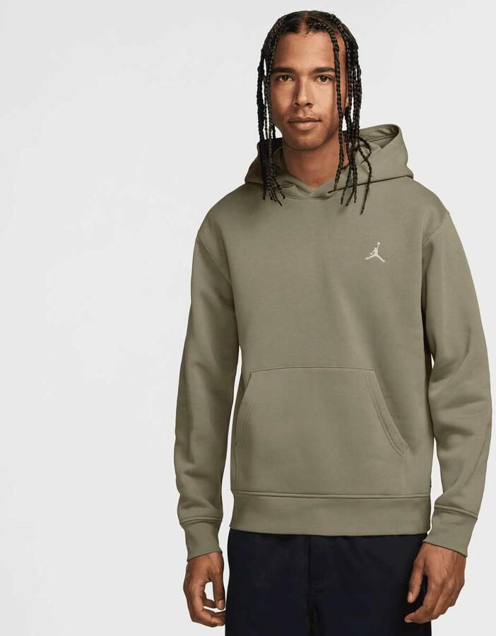 Jordan Brooklyn Fleece Hoodie Men Hoodies & Sweaters groen Maat XL Kleding - Foto 3