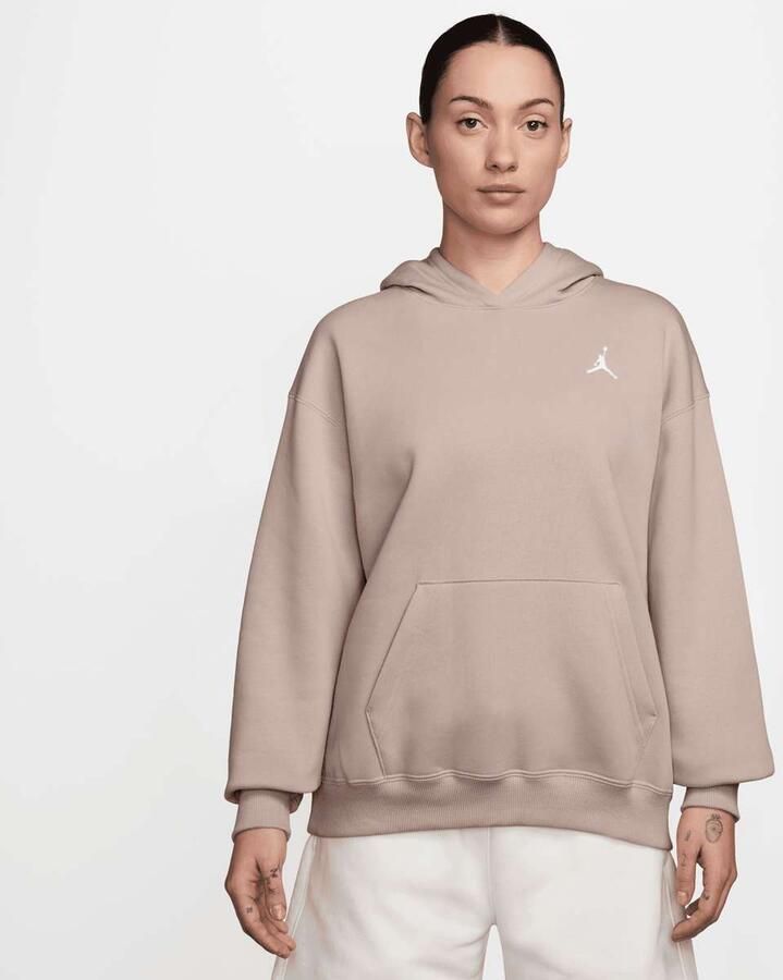 Jordan Brooklyn Fleece Hoodie Wo Hoodies & Sweaters beige Maat XS Kleding - Foto 3