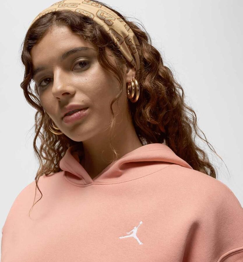 Jordan Brooklyn Fleece Hoodie Wo Hoodies & Sweaters lichtroze Maat XS Kleding
