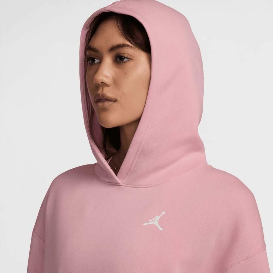 Jordan Brooklyn Fleece Hoodie Wo Hoodies & Sweaters lichtroze Maat XS Kleding