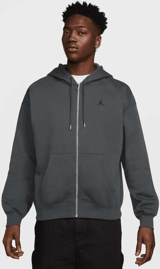 Jordan Brooklyn Fleece Oversize Hoodie Men Hoodies & Sweaters grijs Maat XL Kleding - Foto 3