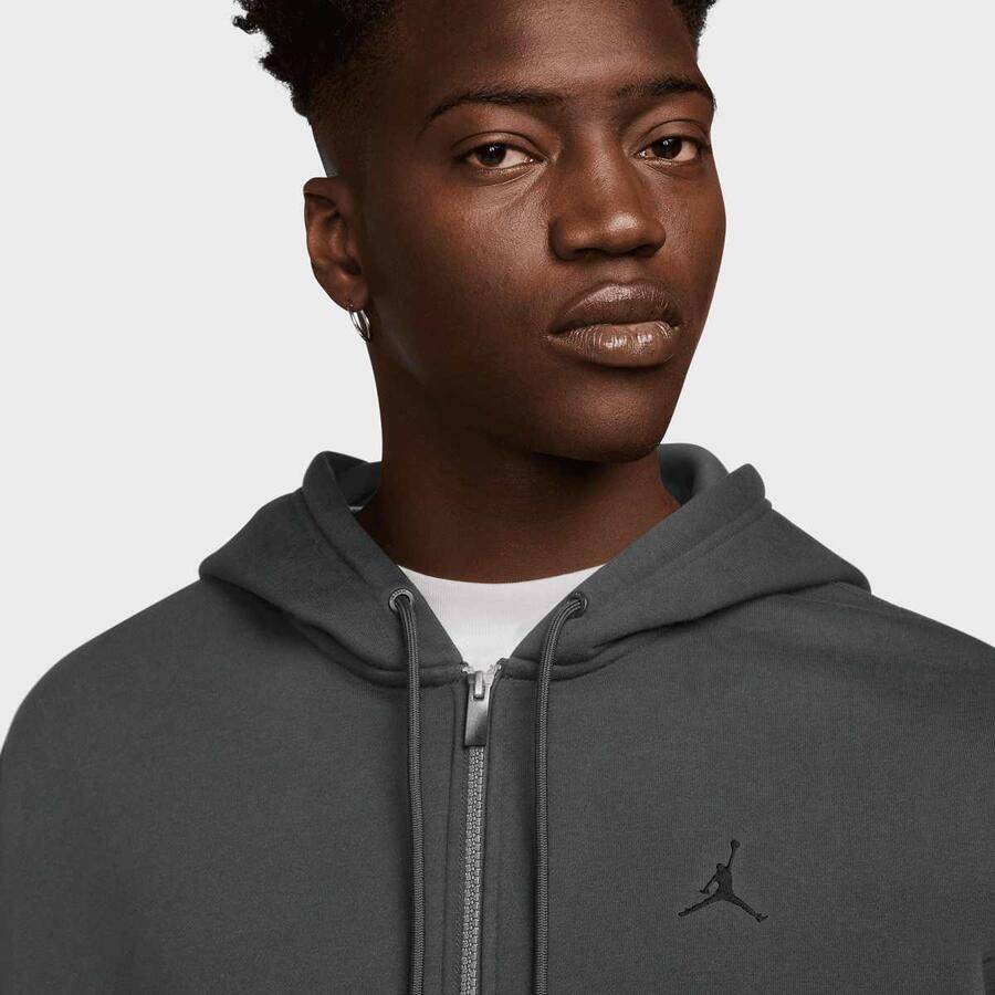 Jordan Brooklyn Fleece Oversize Hoodie Men Hoodies & Sweaters grijs Maat XL Kleding