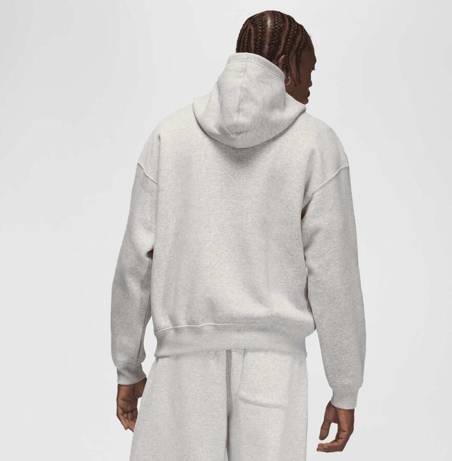 Jordan Brooklyn Fleece Oversized Hoodie Men Hoodies & Sweaters grijs Maat XL Kleding - Foto 2