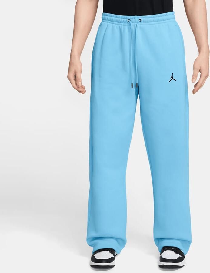 Jordan Brooklyn Fleece Oversized Open-Hem Pants Men Trainingsbroeken blauw Maat XL Kleding - Foto 3
