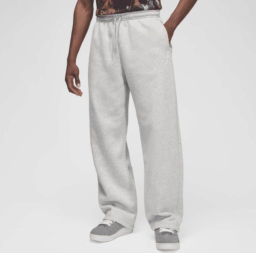 Jordan Brooklyn Fleece Oversized Open-Hem Pants Men Trainingsbroeken grijs Maat XL Kleding - Foto 3