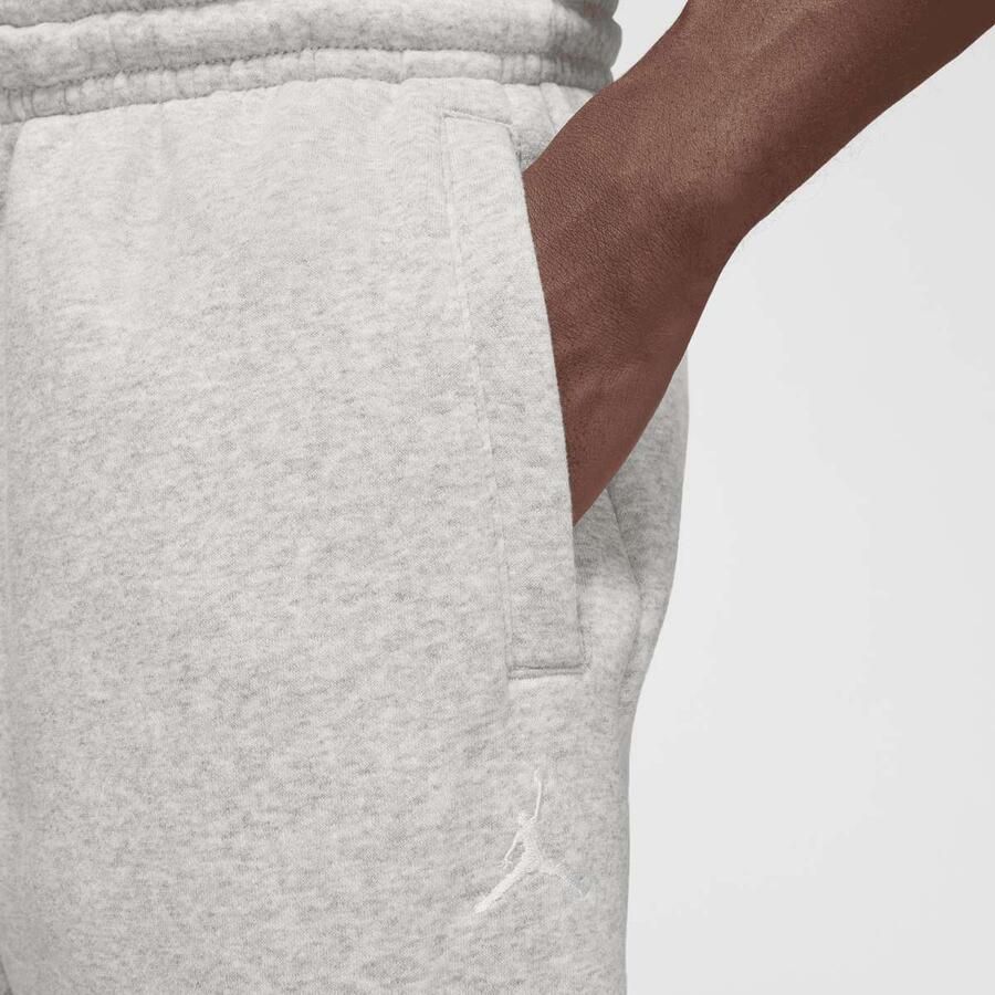 Jordan Brooklyn Fleece Oversized Open-Hem Pants Men Trainingsbroeken grijs Maat XL Kleding