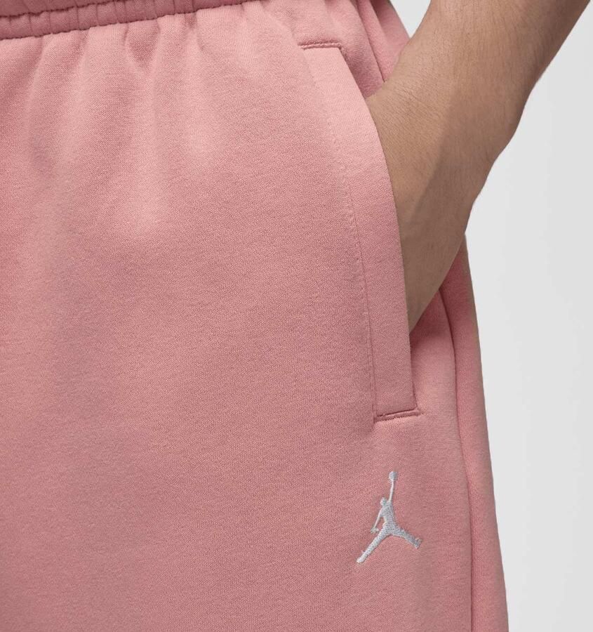 Jordan Brooklyn Fleece Oversized Open- Hem Pants Trainingsbroeken lichtroze Maat XL Kleding - Foto 2