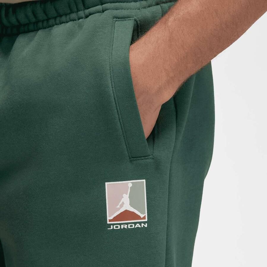 Jordan Brooklyn Fleece Pants Men Trainingsbroeken groen Maat XL Kleding