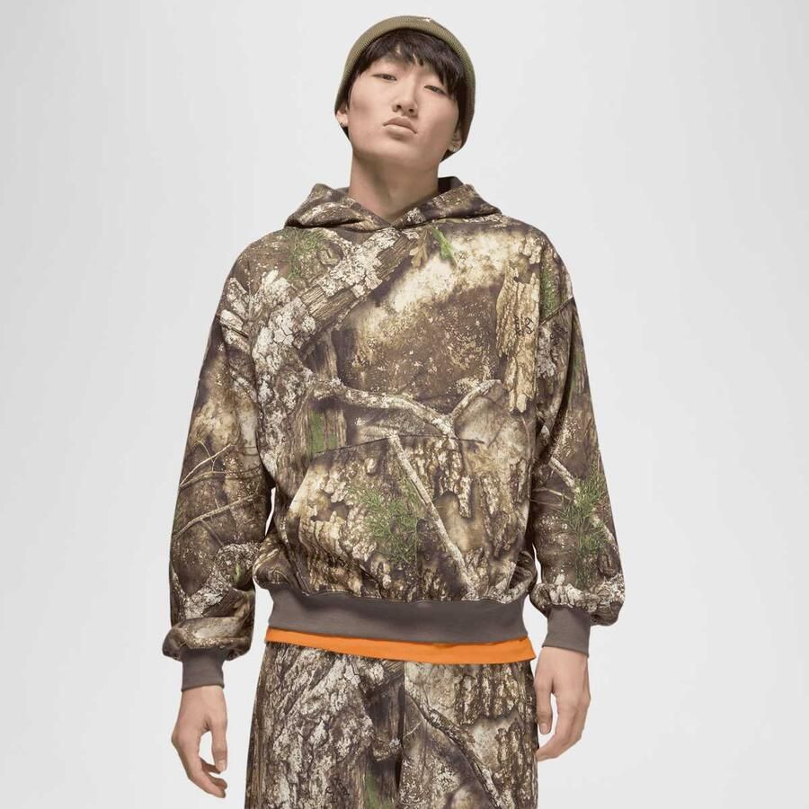 Jordan Brooklyn Fleece Realtree Hoodie Men Hoodies & Sweaters bruin Maat XL Kleding - Foto 3