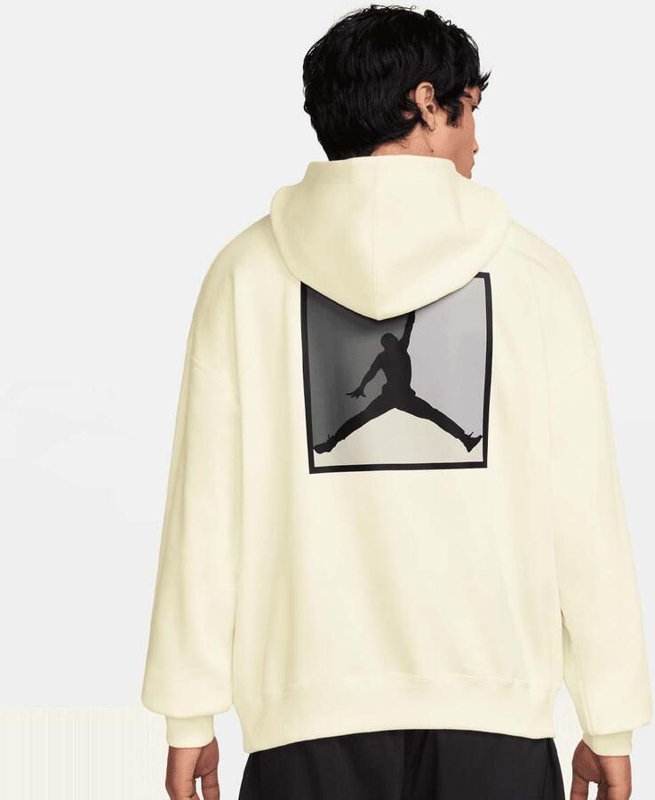 Jordan Brooklyn Graphic Pullover Hoodie Men Hoodies & Sweaters grijs Maat XL Kleding - Foto 3